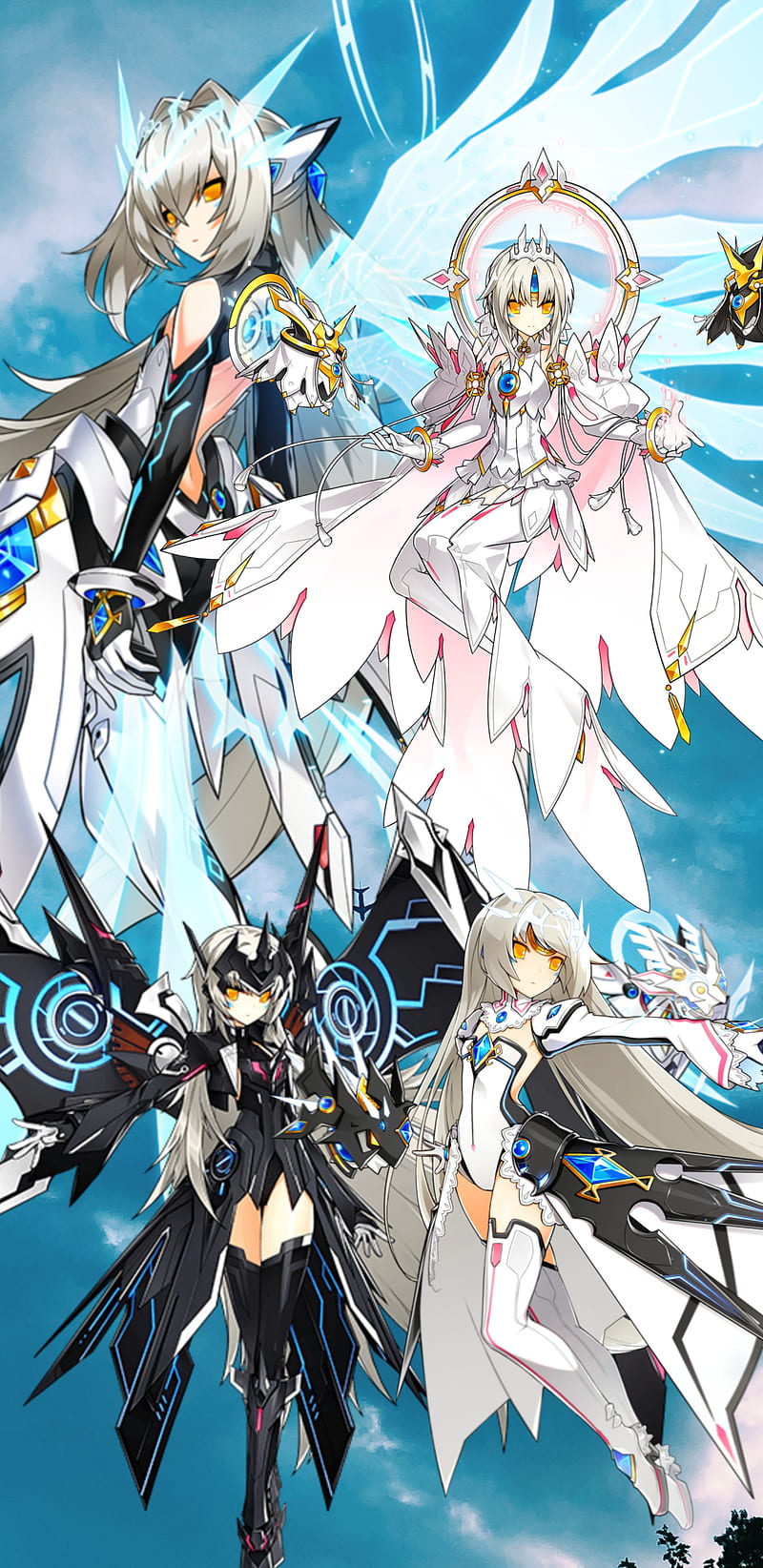 Elsword Anime Dungeons Character, Anime, blue, computer Wallpaper, video  Game png | PNGWing