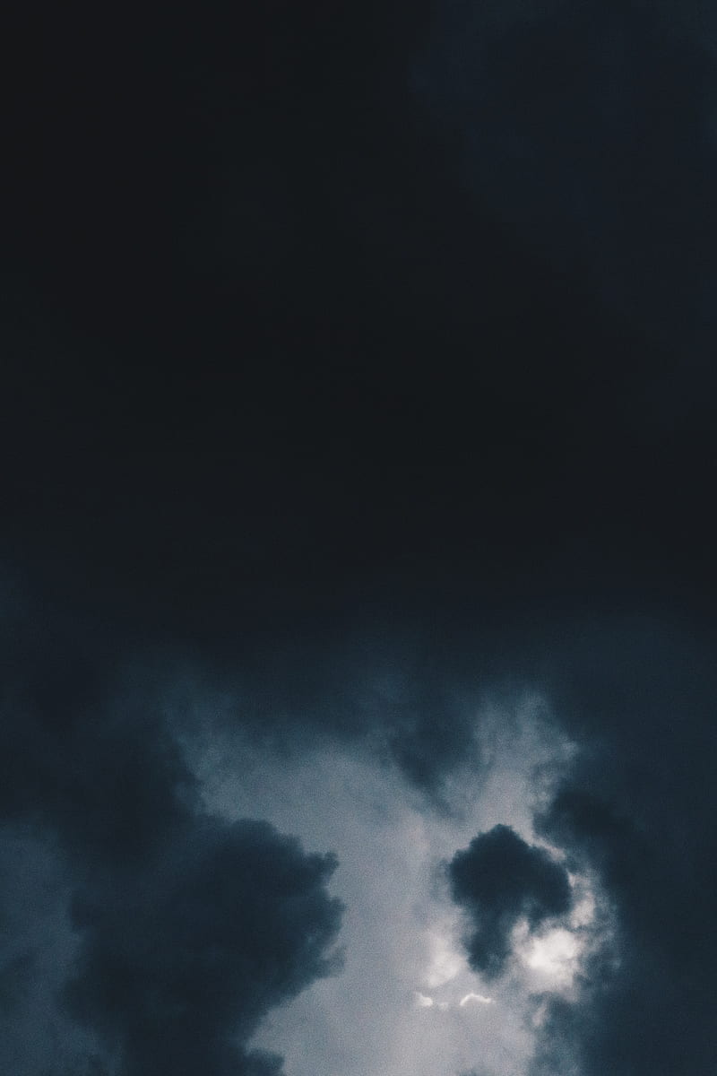 clouds, storm, sky, gloom, HD phone wallpaper
