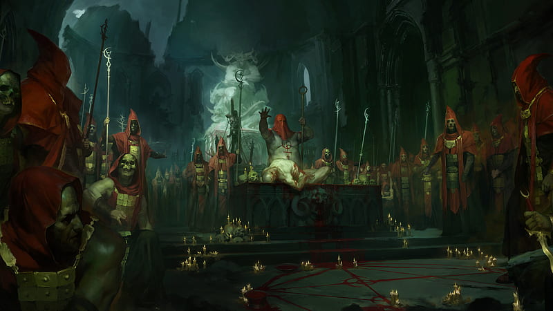 Diablo 4 Warriors With Red Dress Diablo 4, HD wallpaper