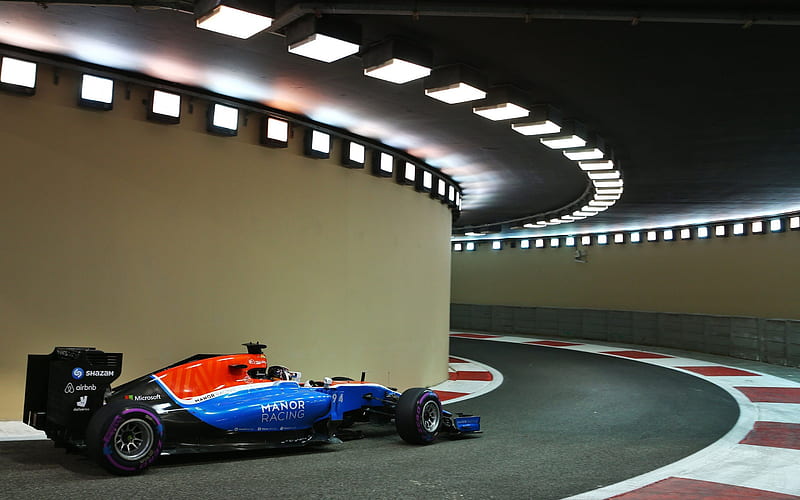 Formula 1, Pascal Wehrlein, Manor Motorsport, dubai, HD wallpaper