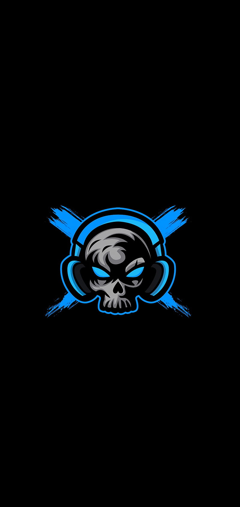 Skull gamer logo , game, lock, HD phone wallpaper