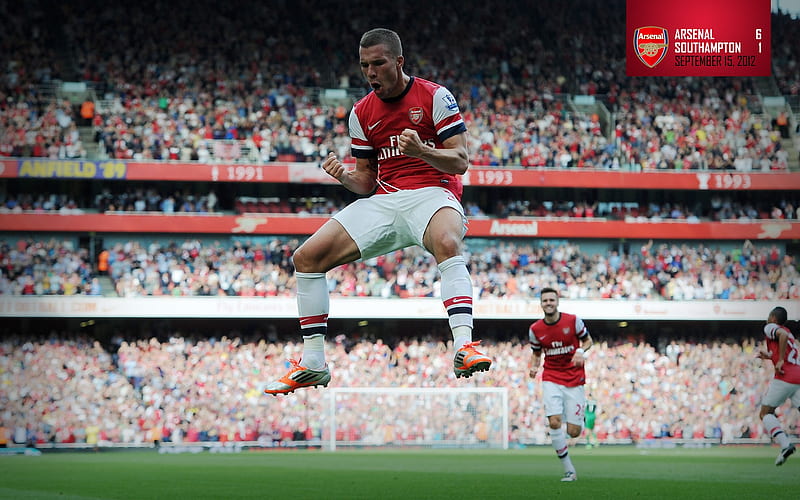 Arsenal 6-1 Southampton-Arsenal 2012-13 season, HD wallpaper