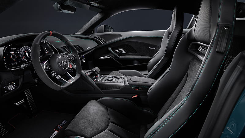 Audi R8 Green Hell 2021 Interior, HD wallpaper