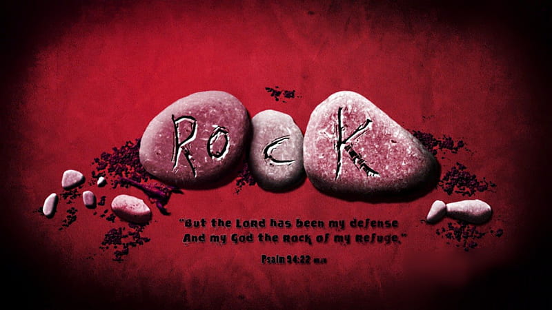 Rock of my Refuge!, rocks, bible verses, rock, psalms, jesus, refuge, love, truth, scriptures, bible, god, holy spirit, HD wallpaper