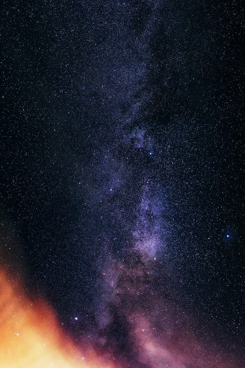 Cielo estrellado sobre la noche estrellada, Fondo de pantalla de teléfono  HD | Peakpx