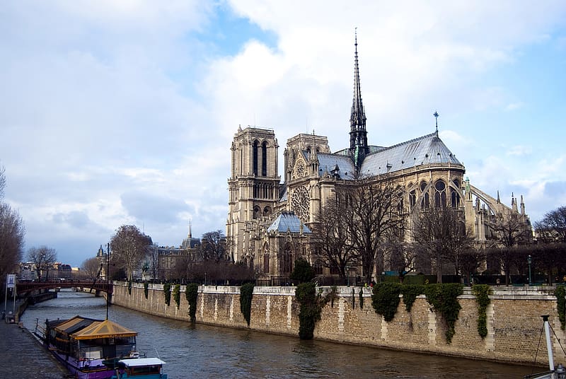 Church, Cathedral, Notre Dame De Paris, Religious, Cathedrals, HD wallpaper