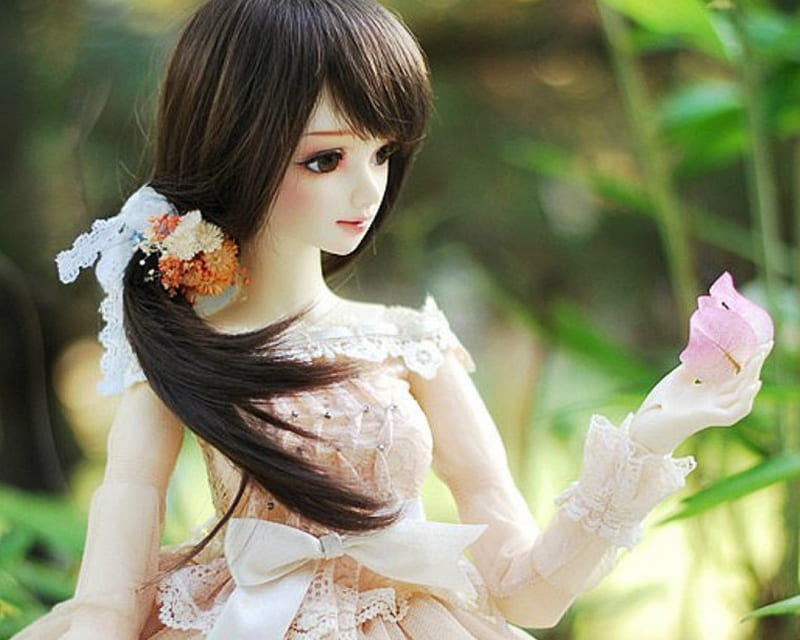 Cute Doll, toy, cute, doll, girl, HD wallpaper | Peakpx