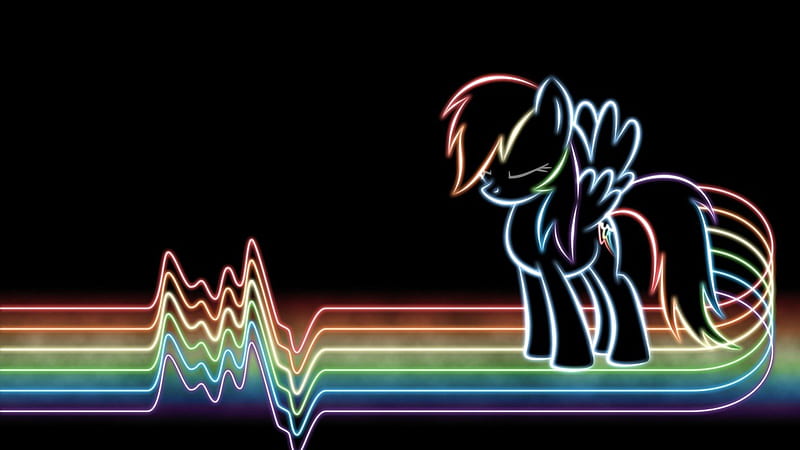 My Little Pony: Rainbow Dash Lines, rainbow dash, my little pony, awesome, pony, lines, HD wallpaper