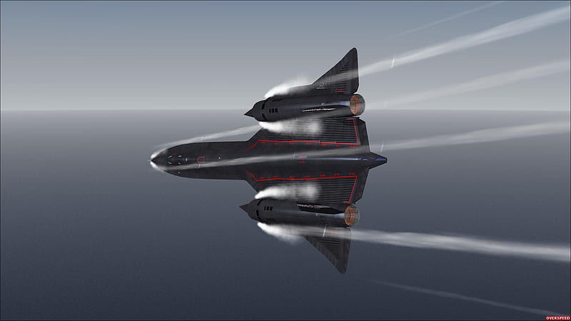 FSX The only way you can fly this jet., black, light, HD wallpaper
