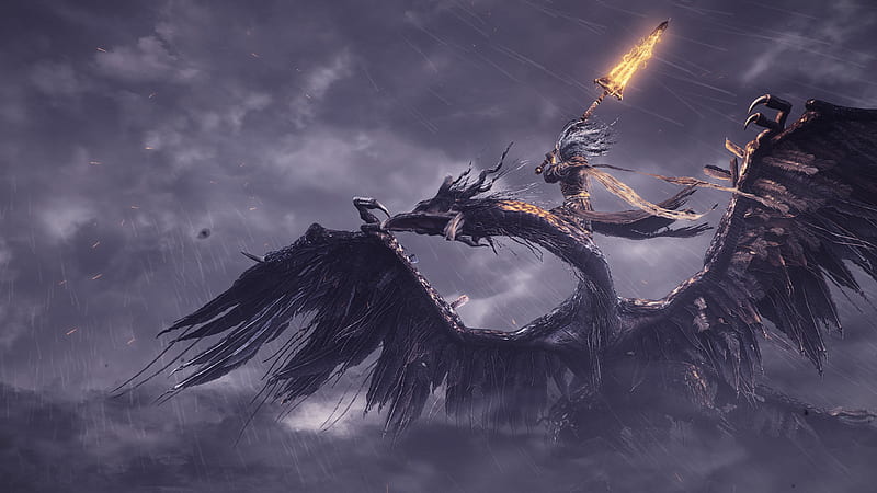 Dark Souls Raven Boss Flying With Ornstein Games, HD wallpaper | Peakpx