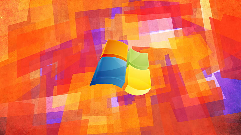 Windows Xp Logo Geometry , windows, computer, logo, HD wallpaper