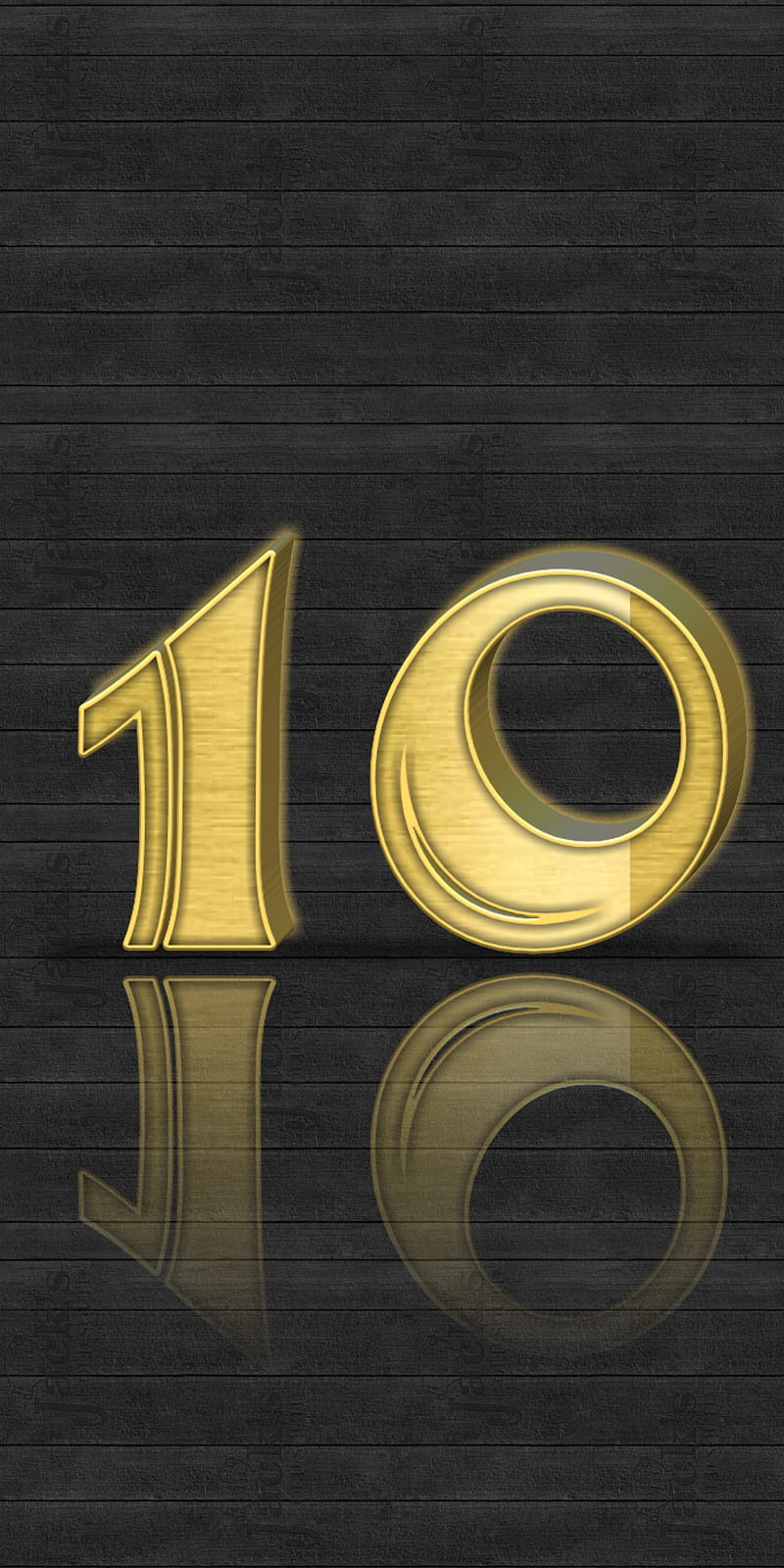 Number 10, abstract, black, black gold edge, dollar, edge, gold, lights, money, signs, slim, HD phone wallpaper