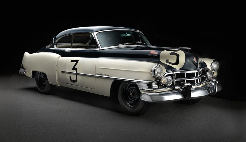 1950 cadillac sixty one coupe le mans race car, one, cadillac, coupe, sixty, HD wallpaper