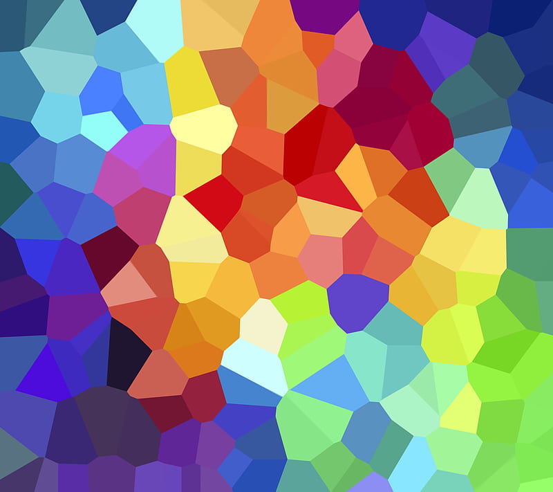 SGS5 Crystals 03, abstract, colors, crystal, galaxy s, s5, shapes, HD wallpaper
