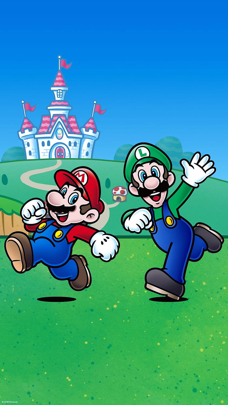 Mario n Luigi, super, star, red, happy birtay, happy, cross, mouse, wings, HD phone wallpaper