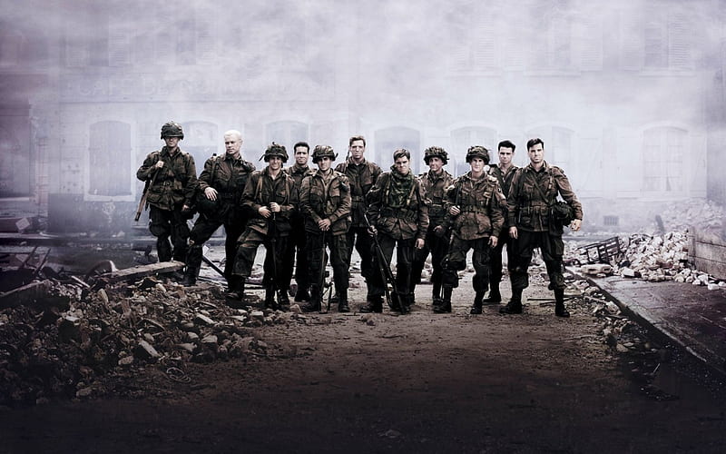 band of brothers, army, brother, soldier, band, HD wallpaper