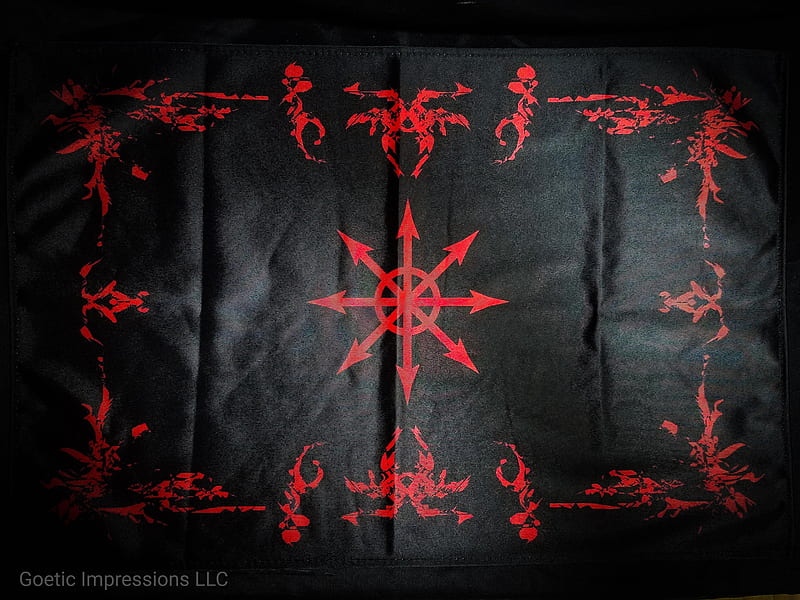 Chaos Star Altar Cloth – Goetic Impressions, Chaos Symbol, HD wallpaper