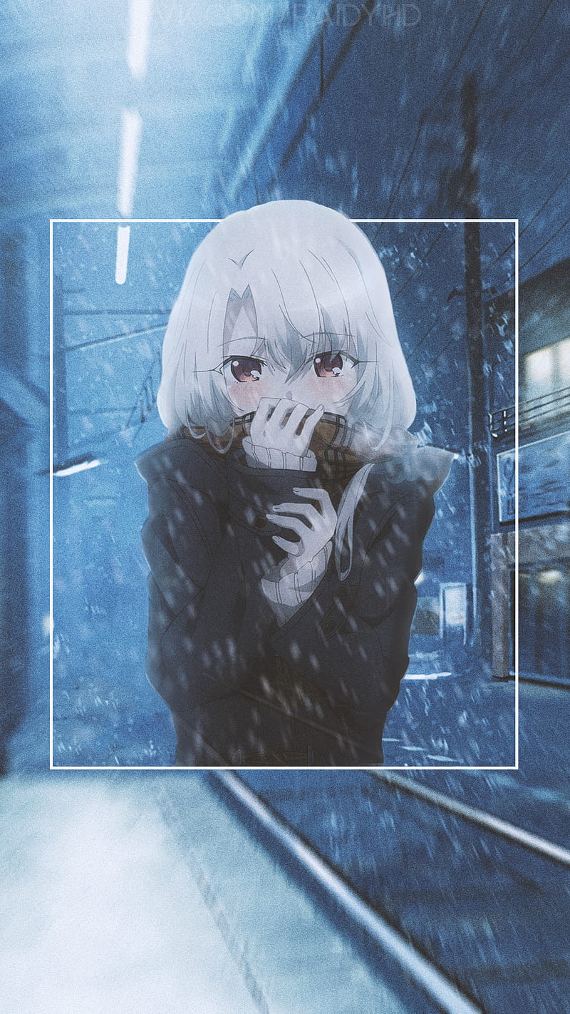 anime girls, -in-, anime, cold, snow, Fate/kaleid liner Prisma Illya, Illyasviel von Einzbern, HD phone wallpaper