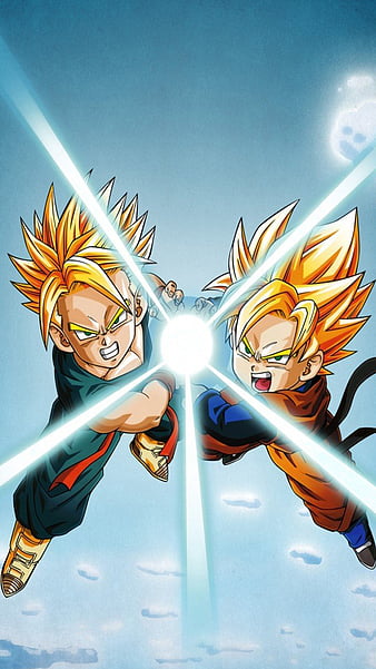 Trunks do futuro, city, dragon ball, anime, HD phone wallpaper