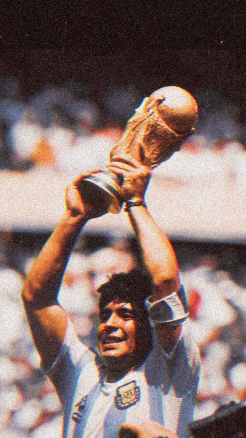 Maradona, argentina, d10s, leggenda, napoli, HD phone wallpaper