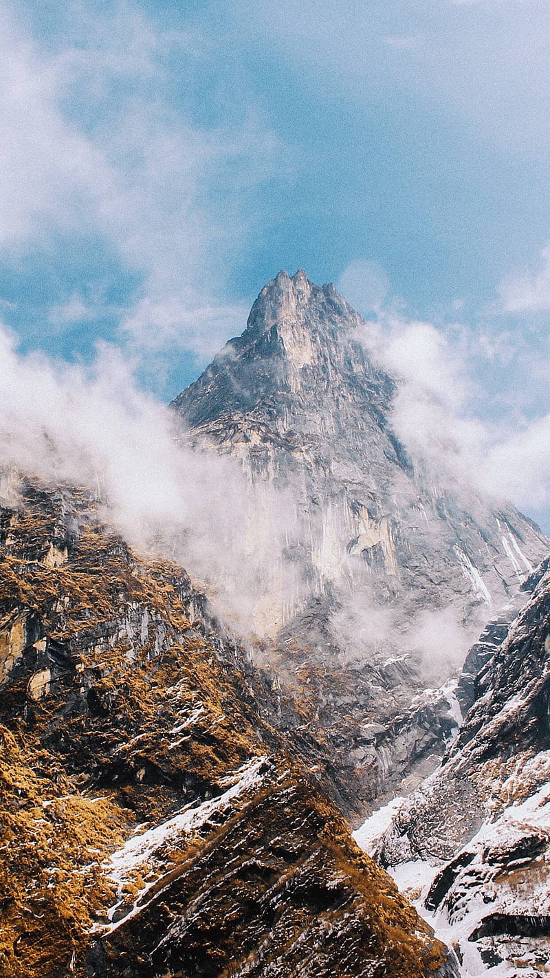 vertical, mountains, landscape, rock, nature, HD phone wallpaper