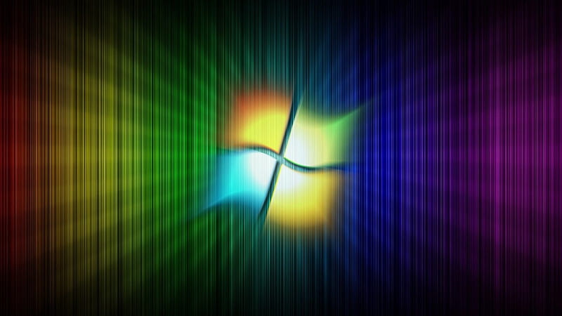 Windows Seven, windows, colors, glow, seven, HD wallpaper | Peakpx