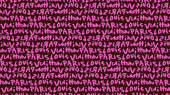 Pink Louis Vuitton In Maroon Background Louis Vuitton, HD wallpaper