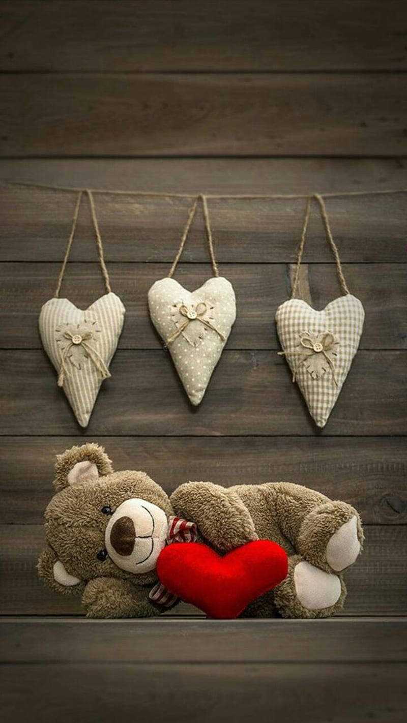 Mr Teddybear, love, stuffed animal, teddy bear, HD phone wallpaper