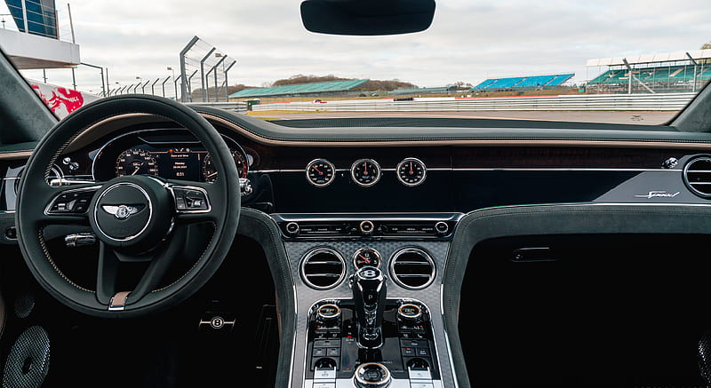 2022 Bentley Continental GT Speed (Color: Verdant) - Interior, Cockpit , car, HD wallpaper
