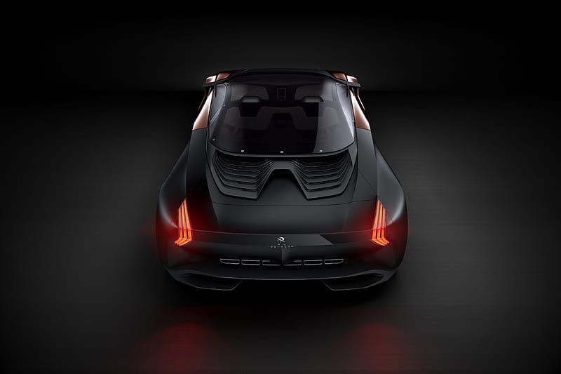 Peugeot Onyx Concept Rear, peugeot, carros, concept-cars, HD wallpaper