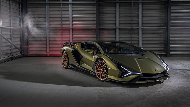 Green Lamborghini Sian Sport Car Cars, HD wallpaper | Peakpx