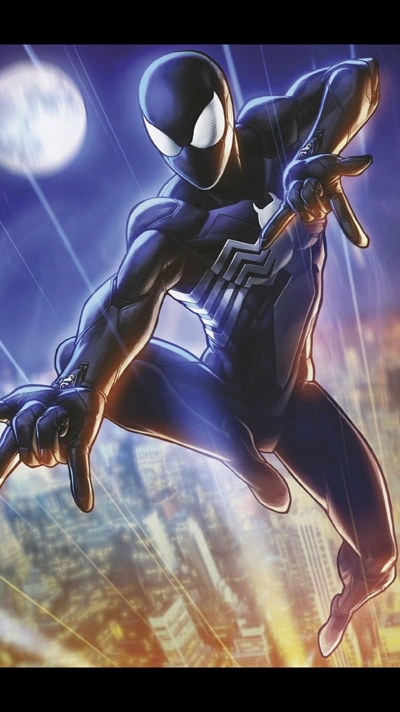 Symbiote Spiderman, marvel, HD phone wallpaper | Peakpx