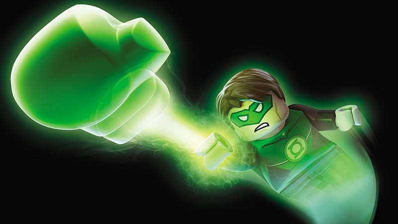 Lego, Green Lantern, Video Game, Hal Jordan, Lego Batman 2: Dc Super Heroes, HD wallpaper