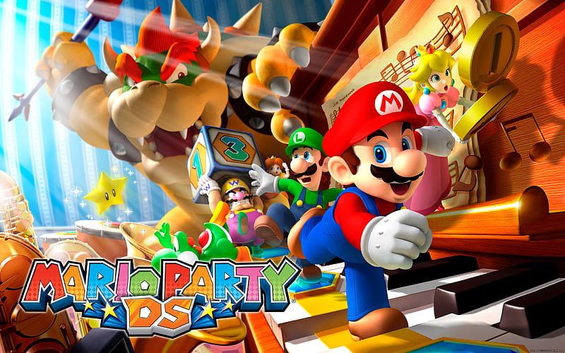 Mario Party DS, 2560x1600, mario, 3d, nintendo, animation, video game,  wide, HD wallpaper | Peakpx