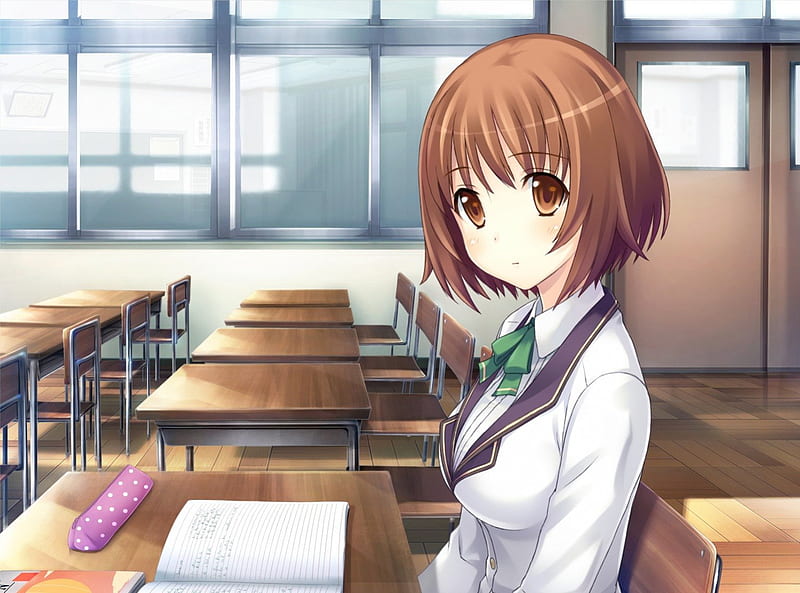 Anime Girls Standing On Desks In A Classroom Background, Classroom Of The  Elite Light Novel Picture Background Image And Wallpaper for Free Download