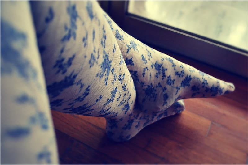 tights, cute, legs, feet, toes, white, sexy, blue, HD wallpaper