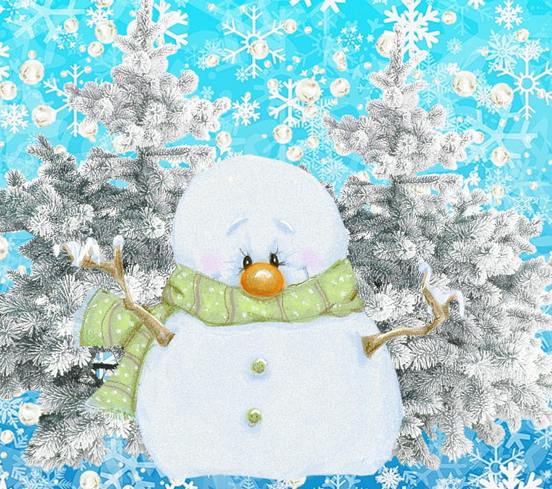 1440x1280px, dibujos animados, nieve, muñeco de nieve, invierno, Fondo de  pantalla HD | Peakpx