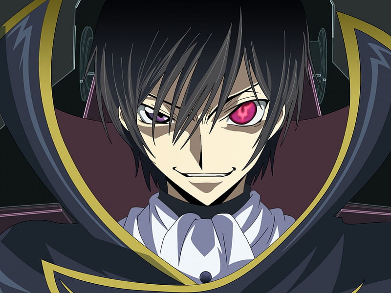 Zero, code geass, guy, evil, close up, anime, geass, handsome, hot, black hair, male, black, sexy, short hair, cute, boy, cool, dark, lamperouge, lelouch lamperouge, sinister, lelouch, HD wallpaper