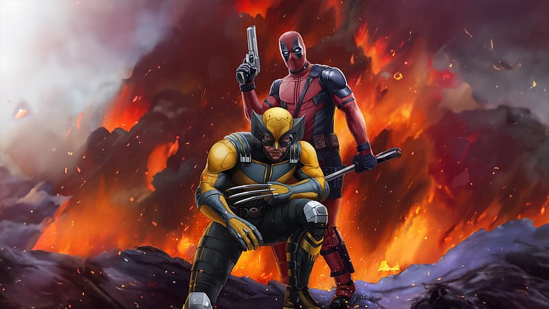 Wolverine And Deadpool Unstoppable, deadpool-3, deadpool, wolverine, 2024-movies, movies, hugh-jackman, superheroes, artist, artwork, digital-art, artstation, HD wallpaper
