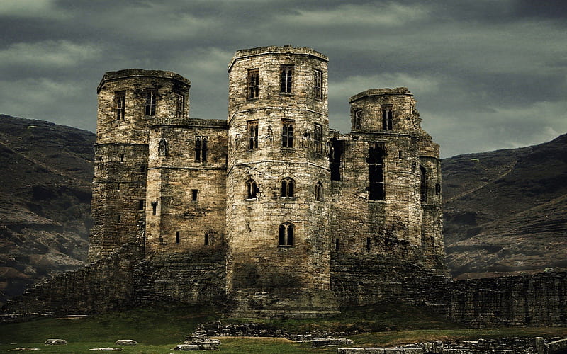 Castle Ruins, castles, ruins, decay, travel, HD wallpaper