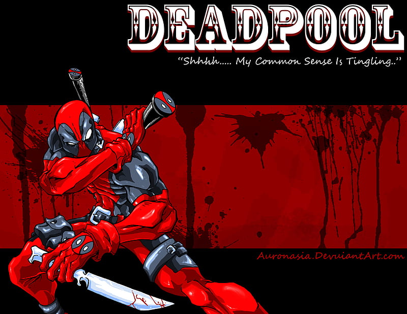 Deadpool's Common Sense, wade wilson, marvel, merc with a mouth, deadpool, mercenary, HD wallpaper