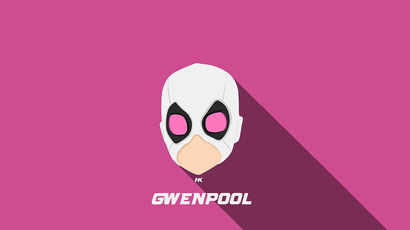 Gwenpool, 2018, artworks, deadpool2, dradpool, logo, love, marvel, pink, ti...