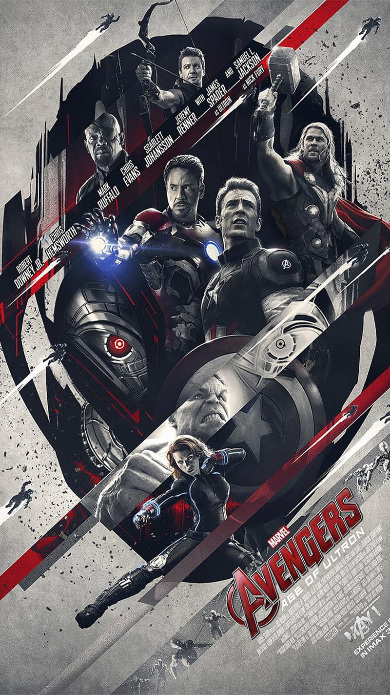 Avengers, age of ultron, marvel, movie, poster, HD phone wallpaper