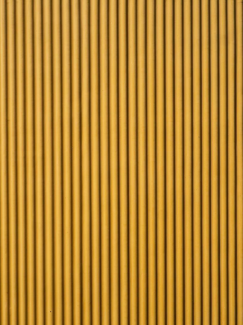 stripes, lines, ribbed, yellow, HD phone wallpaper