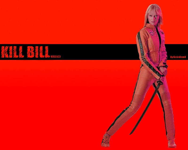 Kill Bill, bloody, katanas, entertainment, japanese swords, uma thurman, american film, HD wallpaper