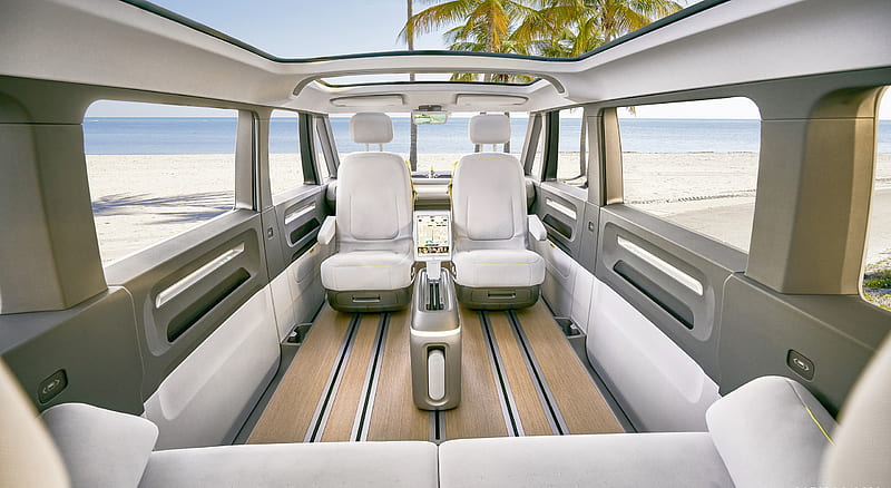 2017 Volkswagen I.D. Buzz Concept - Interior , car, HD wallpaper 2017 Volkswagen I.D. Buzz Concept - Interior , car, HD wallpaper