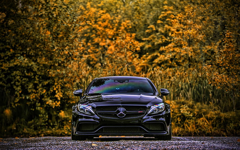 Mercedes-AMG C63s, front view, 2020 cars, W205, tuning, german