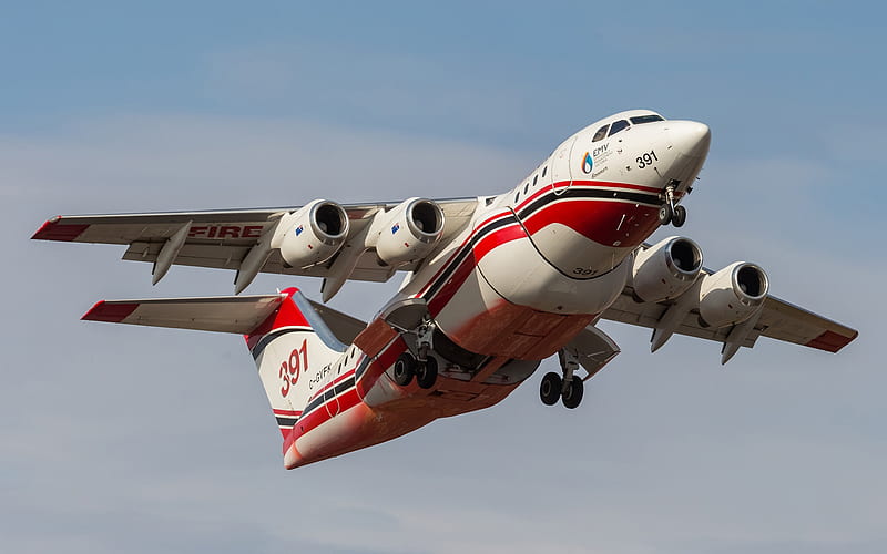 Avro RJ85, BAe 146, fire fighting aircraft, firefighting concepts, rescue aircraft, firefighter plane, HD wallpaper