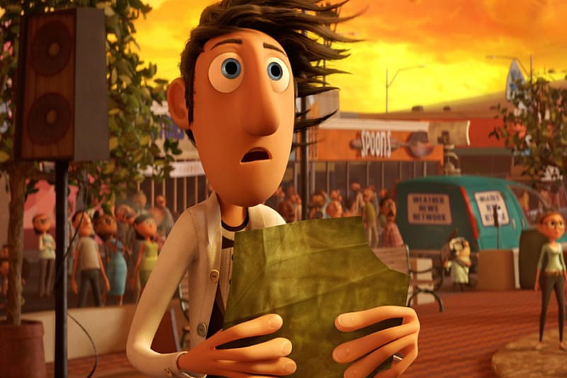 Flint Lockwood, Animation, Cloudy With A Chance Of Meatballs, Food, Movies,  HD wallpaper | Peakpx