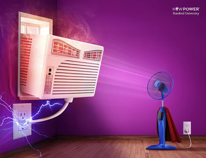 :), vara, summer, air conditioner, funny, fan, pink, ferdi rizkiyanto, blue, HD wallpaper